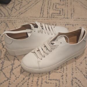 White Leather Sneakers